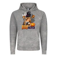 Cloud Rock Boo Heifer Cow with Halloween Vintage Hoodie - texasbilliewilder