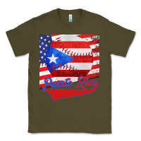 Army Green Puerto Rico Baseball Classic Tee - Bettercallsaul