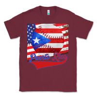 Burgundy Puerto Rico Baseball Classic Tee - Bettercallsaul