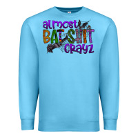 Ocean Blue almost bat shit crayz Premium Sweatshirt - SublimationCraftShop