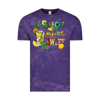 Cloud Purple life is  make it sweet Vintage Tee - NancyCooperArtShop