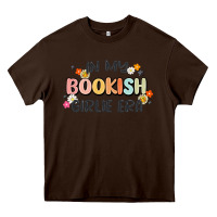 Chocolate Brown in my bookish girlie era Heavy Core Tee - MaliasSmallBusiness