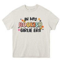 Cream in my bookish girlie era Heavy Core Tee - MaliasSmallBusiness