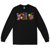 Black fuck this fuck that fuck them fuck it fuck you fuc Long Sleeve Tee - TumblerDesignByShophia