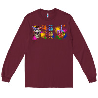 Burgundy fuck this fuck that fuck them fuck it fuck you fuc Long Sleeve Tee - TumblerDesignByShophia