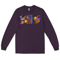 Plum fuck this fuck that fuck them fuck it fuck you fuc Long Sleeve Tee - TumblerDesignByShophia