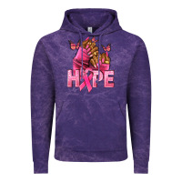 Cloud Purple hope cancer nails Vintage Hoodie - NancyCooperArtShop