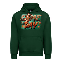 Forest Green game day  lightning football Urban Hoodie - BarkalooDesign