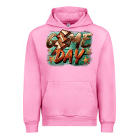 Fuchsia Pink game day  lightning football Urban Hoodie - BarkalooDesign