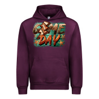 Mauve Wine game day  lightning football Urban Hoodie - BarkalooDesign