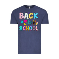 Vintage Denim back to school Vintage Tee - NancyCooperArtShop
