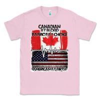 Bubblegum Pink American By Birth Canadian By Blood Patriot By Choice Classic Tee - Bettercallsaul