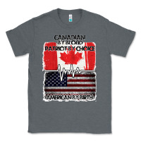 Charcoal Heather American By Birth Canadian By Blood Patriot By Choice Classic Tee - Bettercallsaul