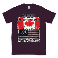Plum American By Birth Canadian By Blood Patriot By Choice Classic Tee - Bettercallsaul