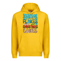 Lemon Snow Flakes aAd Christmas Cakes Premium Hoodie - BundleAndBundleShop