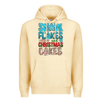 Pina Colada Snow Flakes aAd Christmas Cakes Premium Hoodie - BundleAndBundleShop