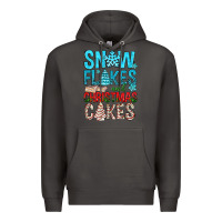 Smoke Snow Flakes aAd Christmas Cakes Premium Hoodie - BundleAndBundleShop