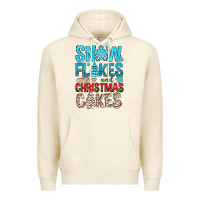 Tofu Snow Flakes aAd Christmas Cakes Premium Hoodie - BundleAndBundleShop