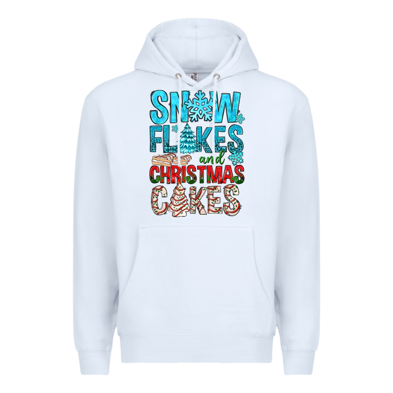 Snow Flakes Aad Christmas Cakes Premium Hoodie by BundleAndBundleShop | Teevron