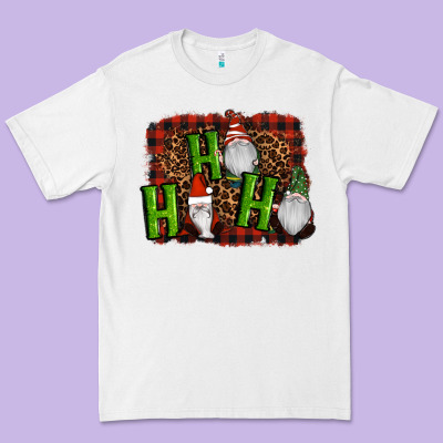 Ho Ho Ho Gnomes Christmas Premium Tee Designed By Ranaportraitstore