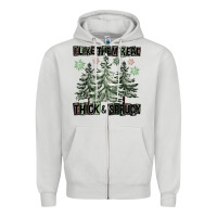 Dove Grey I Like Them Real Thick And Sprucy Zipper Hoodie - FaDigitalArtStudio