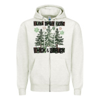 Oatmeal Heather I Like Them Real Thick And Sprucy Zipper Hoodie - FaDigitalArtStudio