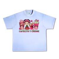 Grape Ice Cafecito y Chisme Coffee Cups Urban Heavy Tee - texasbilliewilder