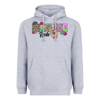 Heather Grey my mini me rocks Heavyweight Hoodie - CowhideDigitalArt