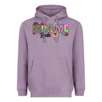 Lavender my mini me rocks Heavyweight Hoodie - CowhideDigitalArt