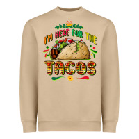 Mushroom I'm here for the tacos Heavyweight Sweatshirt - FaDigitalArtStudio