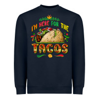 Navy I'm here for the tacos Heavyweight Sweatshirt - FaDigitalArtStudio