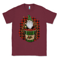 Burgundy gnomes with coffee christmas Classic Tee - RanaPortraitStore