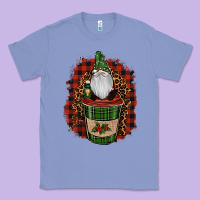 Gnomes With Coffee Christmas Classic Tee Designed By Ranaportraitstore