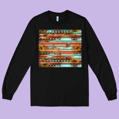 Sunflower Long Sleeve Tee Designed By Jasminsmagicworld