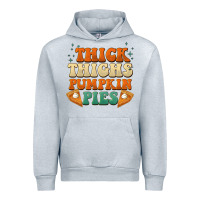 Heather Grey thick thighs pumpkin pies Urban Hoodie - BarkalooDesign