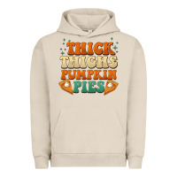 Pigment French Oak thick thighs pumpkin pies Urban Hoodie - BarkalooDesign