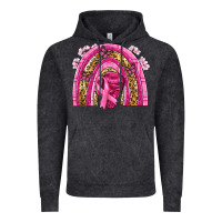 Vintage Black breast cancer rainbow Vintage Hoodie - NancyCooperArtShop