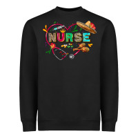 Black Cinco de mayo Nurse Heavyweight Sweatshirt - FaDigitalArtStudio
