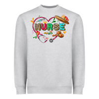 Heather Grey Cinco de mayo Nurse Heavyweight Sweatshirt - FaDigitalArtStudio