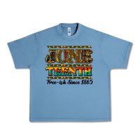Pebble Blue juneteenth free ish since 1965 Urban Heavy Tee - NancyCooperArtShop
