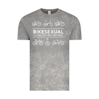 Cloud Rock bikesexual   cyclist bicycle biking bike cycling t shirt tee gift Vintage Tee - DesigneFamous
