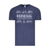 Vintage Denim bikesexual   cyclist bicycle biking bike cycling t shirt tee gift Vintage Tee - DesigneFamous