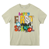 Mossy happy first day of school Heavy Core Tee - NancyCooperArtShop