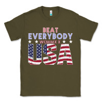 Army Green Usa Beat Everybody Classic Tee - Bettercallsaul