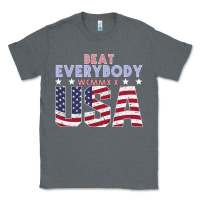 Charcoal Heather Usa Beat Everybody Classic Tee - Bettercallsaul