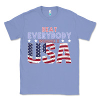 Colony Blue Usa Beat Everybody Classic Tee - Bettercallsaul