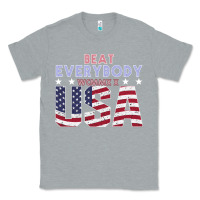 Heather Grey Usa Beat Everybody Classic Tee - Bettercallsaul