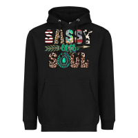 Black sassy little soul Heavyweight Hoodie - CowhideDigitalArt
