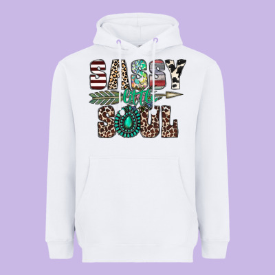 Sassy Little Soul Heavyweight Hoodie Designed By Cowhidedigitalart