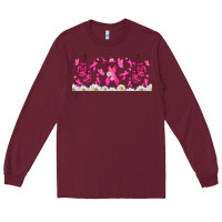 Cancer Ribbon With Daisy Long Sleeve Tee | Teevron